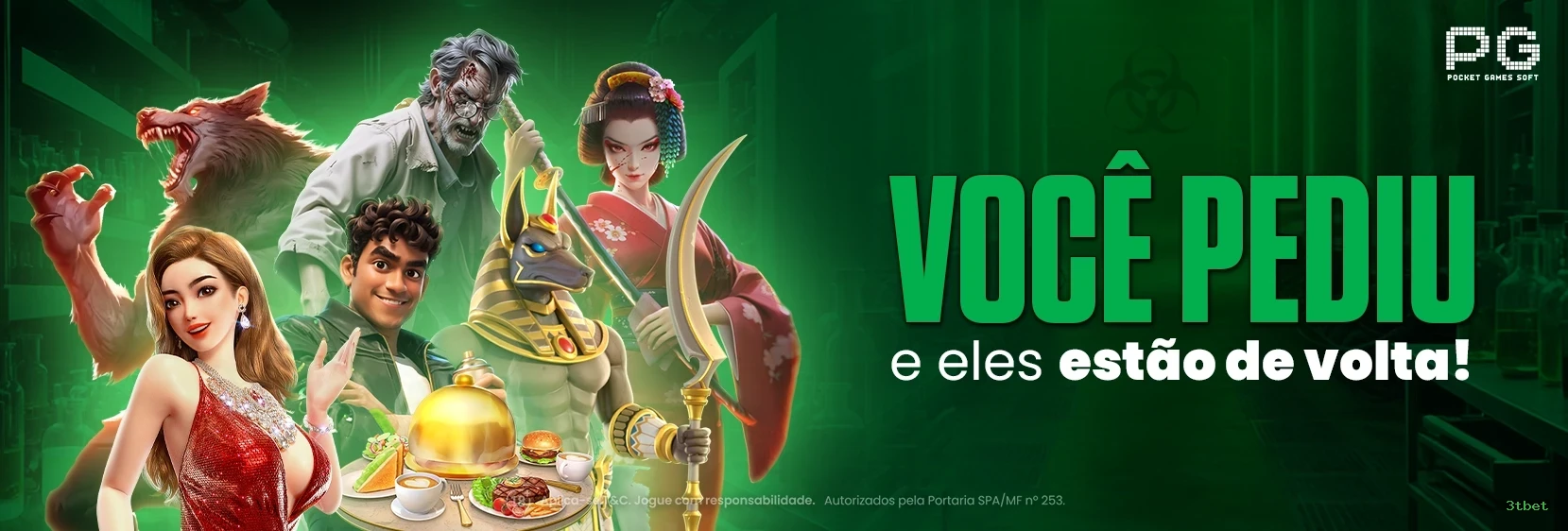 Bônus boas-vindas 3tbet R$100