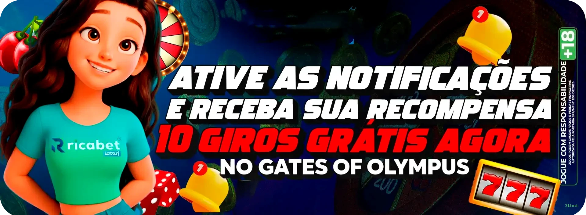 Slots com prêmios 3tbet